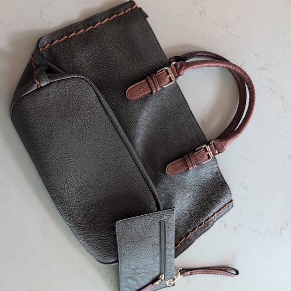 Handbags - Vegan Leather Handbag Set - unbranded